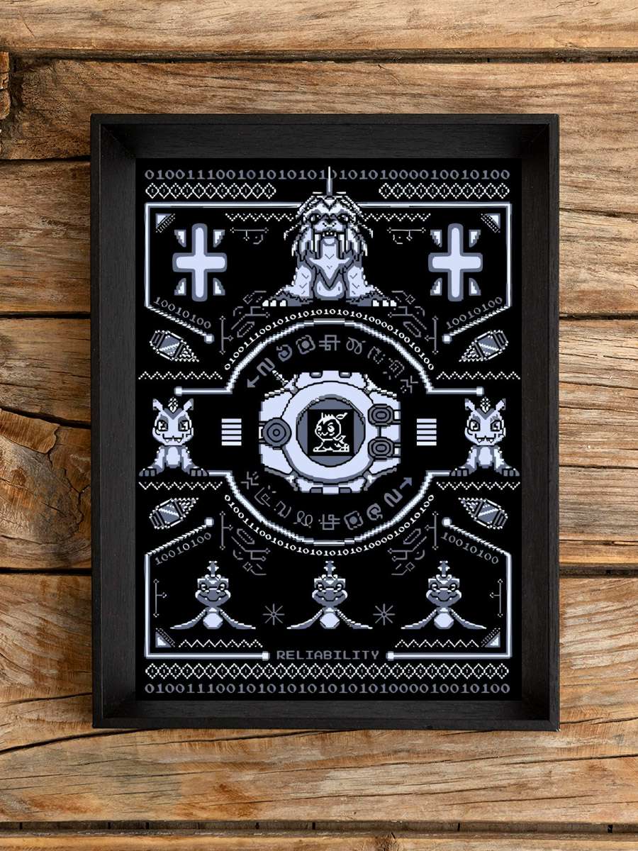 Digimon Adventure Anime Poster Çerçevesiz Yüksek Kalite Anime Duvar Poster