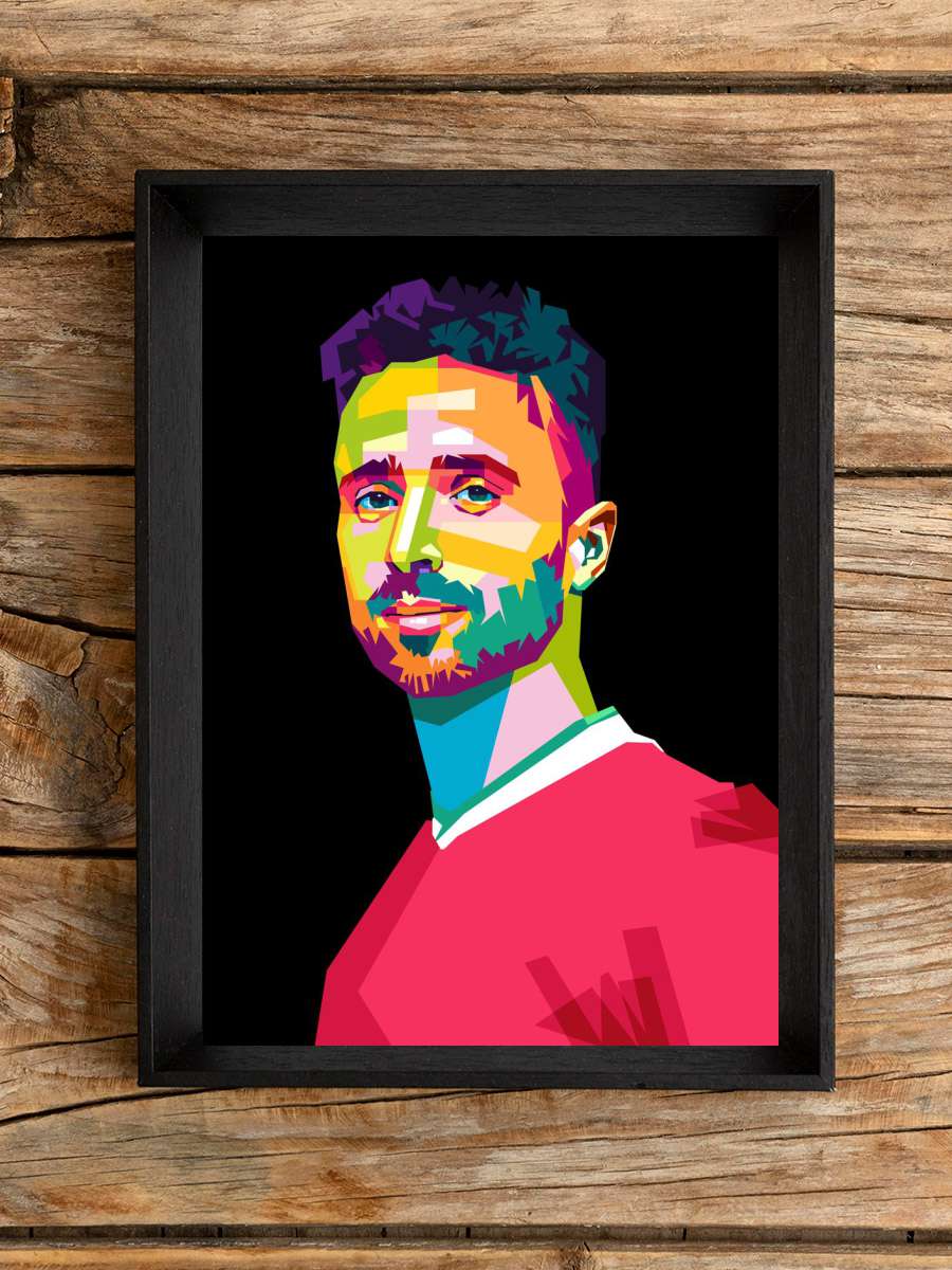 Diogo Jota Futbol Poster Çerçevesiz Yüksek Kalite Futbolcu Duvar Poster