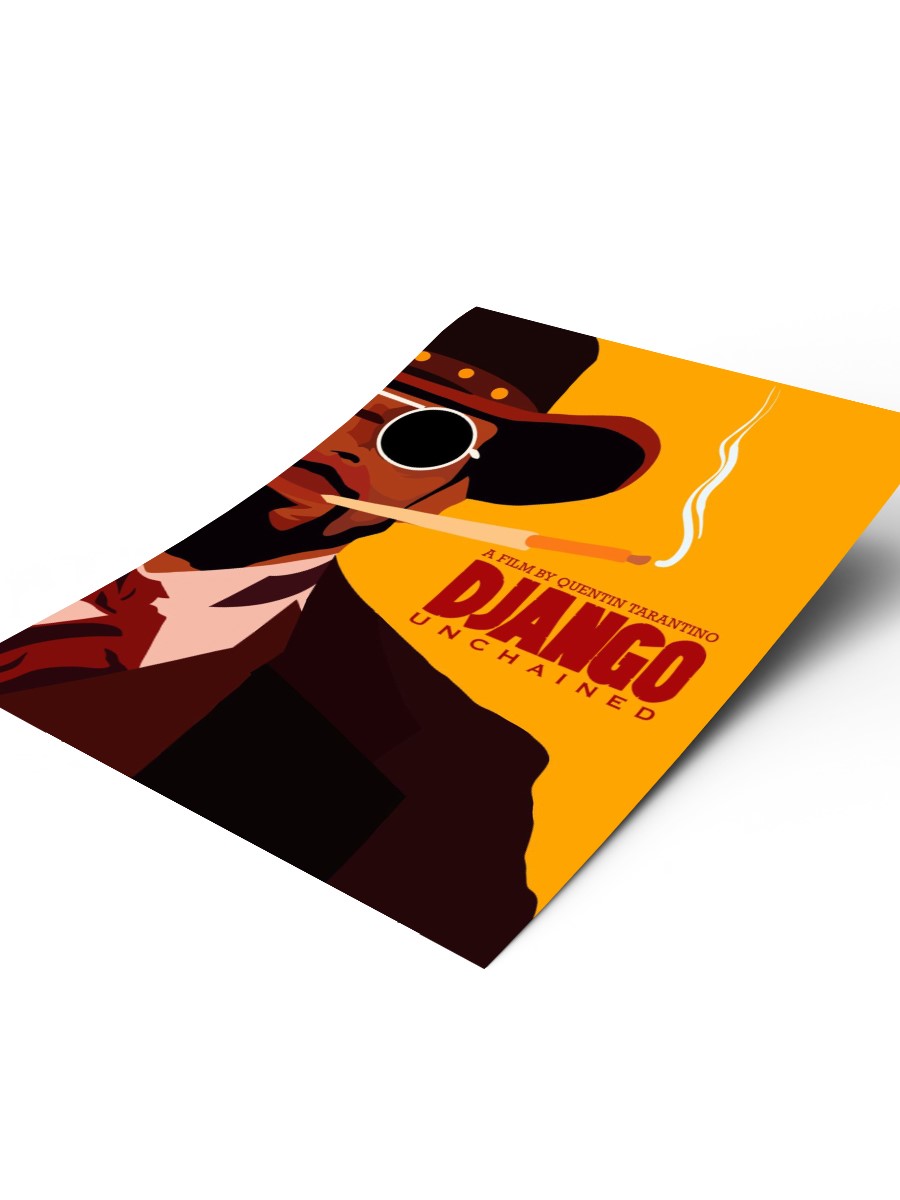 Djang unchained Poster, Çerçevesiz Tv Film Poster