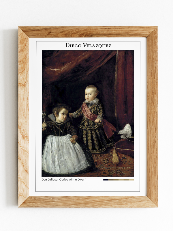 Diego Velazquez Don Baltasar Carlos with a Dwarf Poster