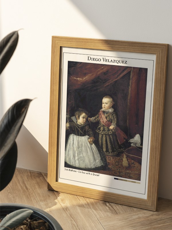 Diego Velazquez Don Baltasar Carlos with a Dwarf Poster
