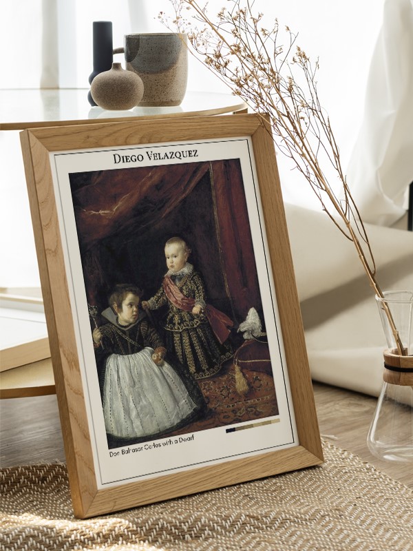 Diego Velazquez Don Baltasar Carlos with a Dwarf Poster