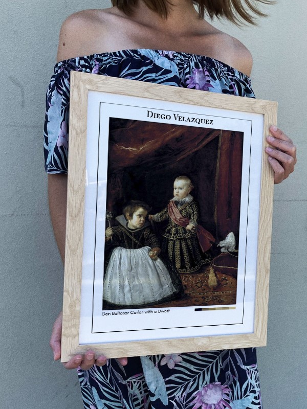Diego Velazquez Don Baltasar Carlos with a Dwarf Poster