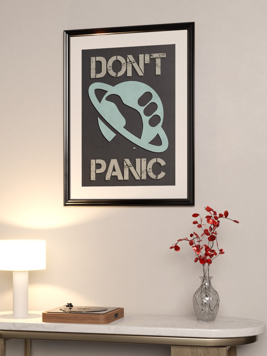 DONT PANIC Poster, Çerçevesiz Tv Film Poster