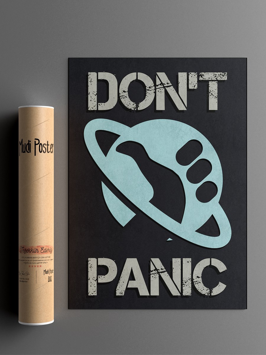 DONT PANIC Poster, Çerçevesiz Tv Film Poster