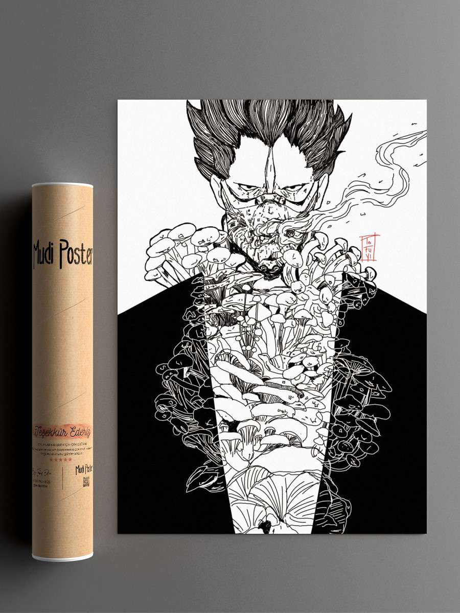 Dorohedoro Anime Poster Çerçevesiz Yüksek Kalite Anime Duvar Poster