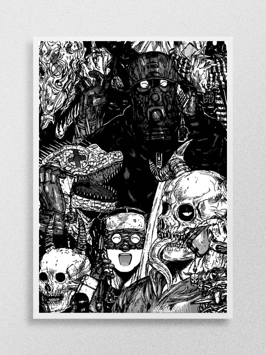 Dorohedoro Anime Poster Çerçevesiz Yüksek Kalite Anime Duvar Poster