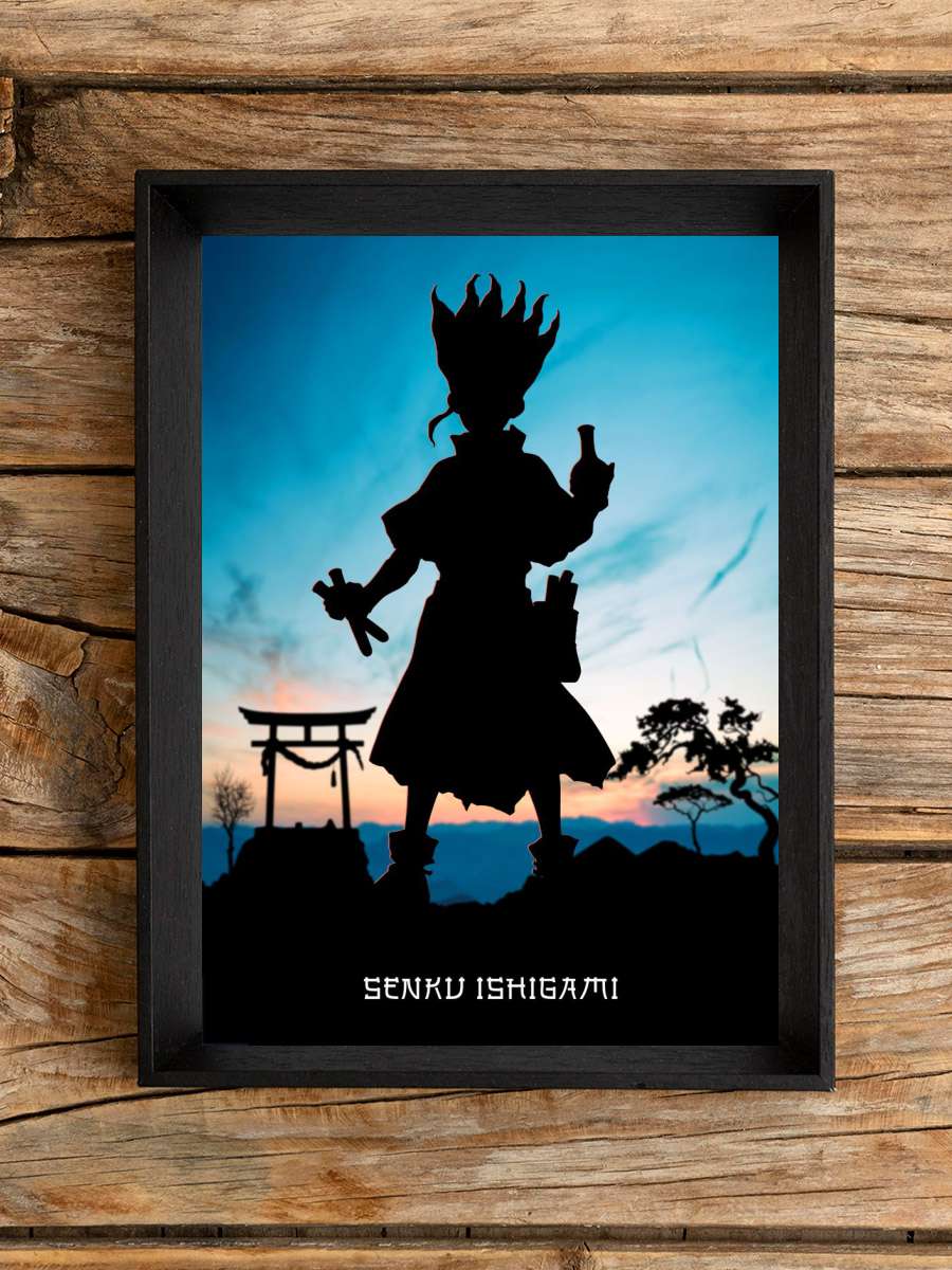 Dr Stone Senku Anime Poster Çerçevesiz Yüksek Kalite Anime Duvar Poster