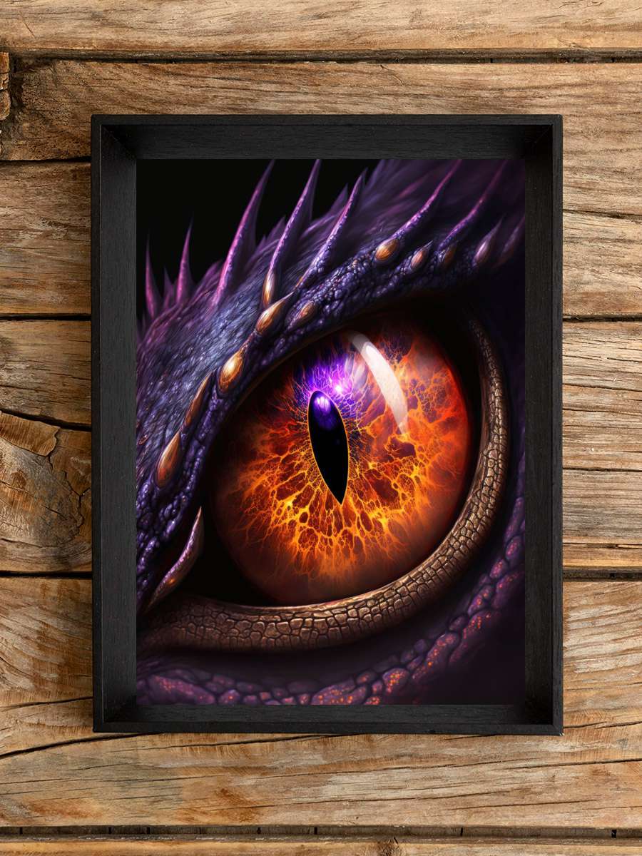 Dragon Eyes Anime Poster Çerçevesiz Yüksek Kalite Anime Duvar Poster