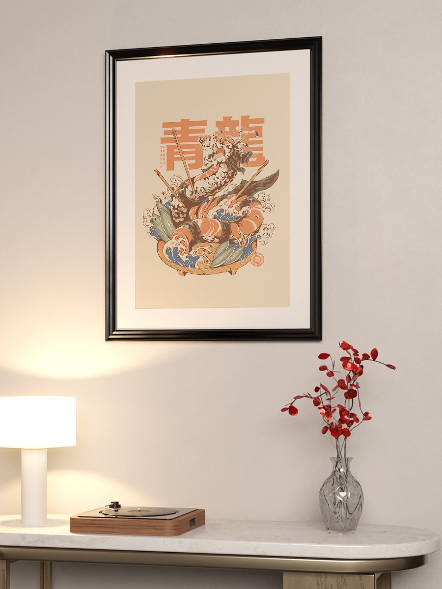 Dragon Sushi Anime Poster Çerçevesiz Yüksek Kalite Anime Duvar Poster