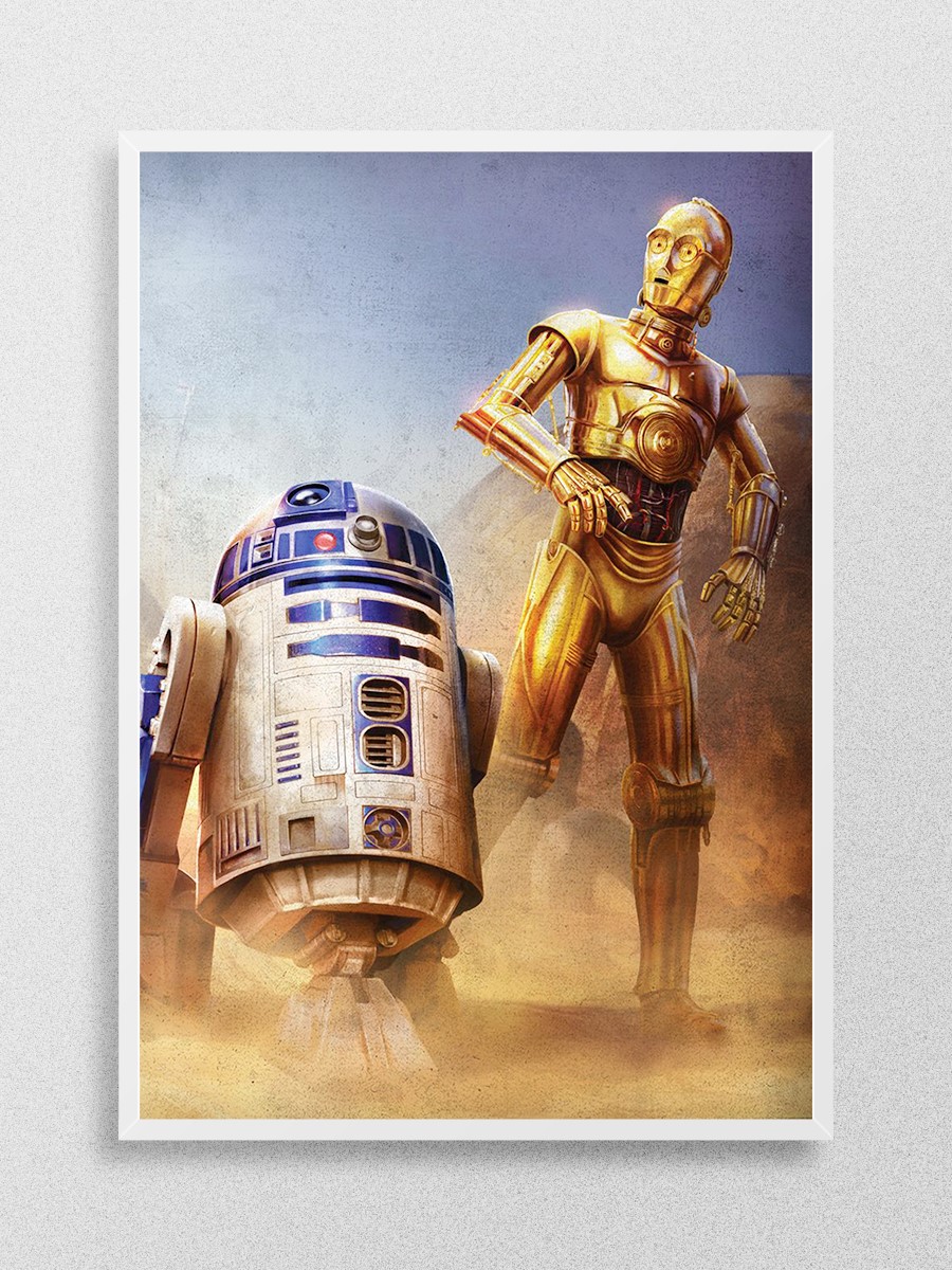 Droids Poster, Çerçevesiz Tv Film Poster