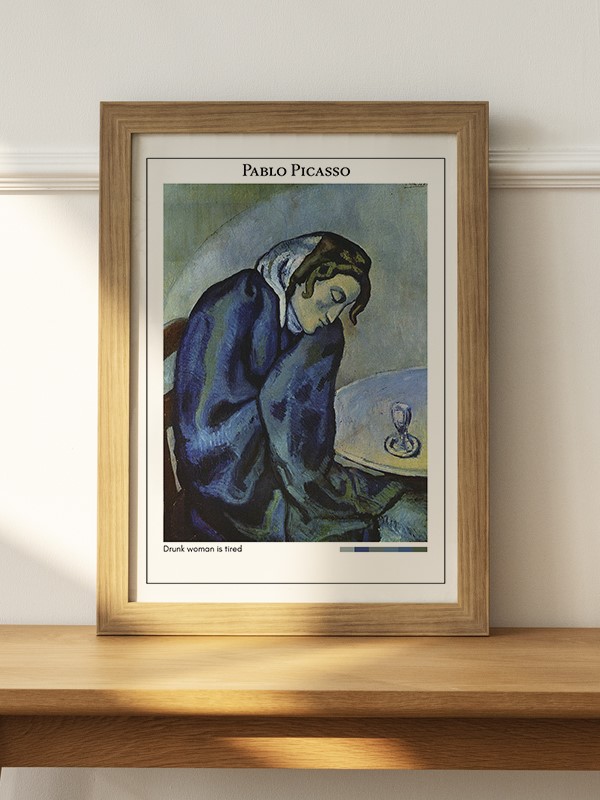 Pablo Picasso Drunk woman is tired Poster - En İyi Fiyatlarla