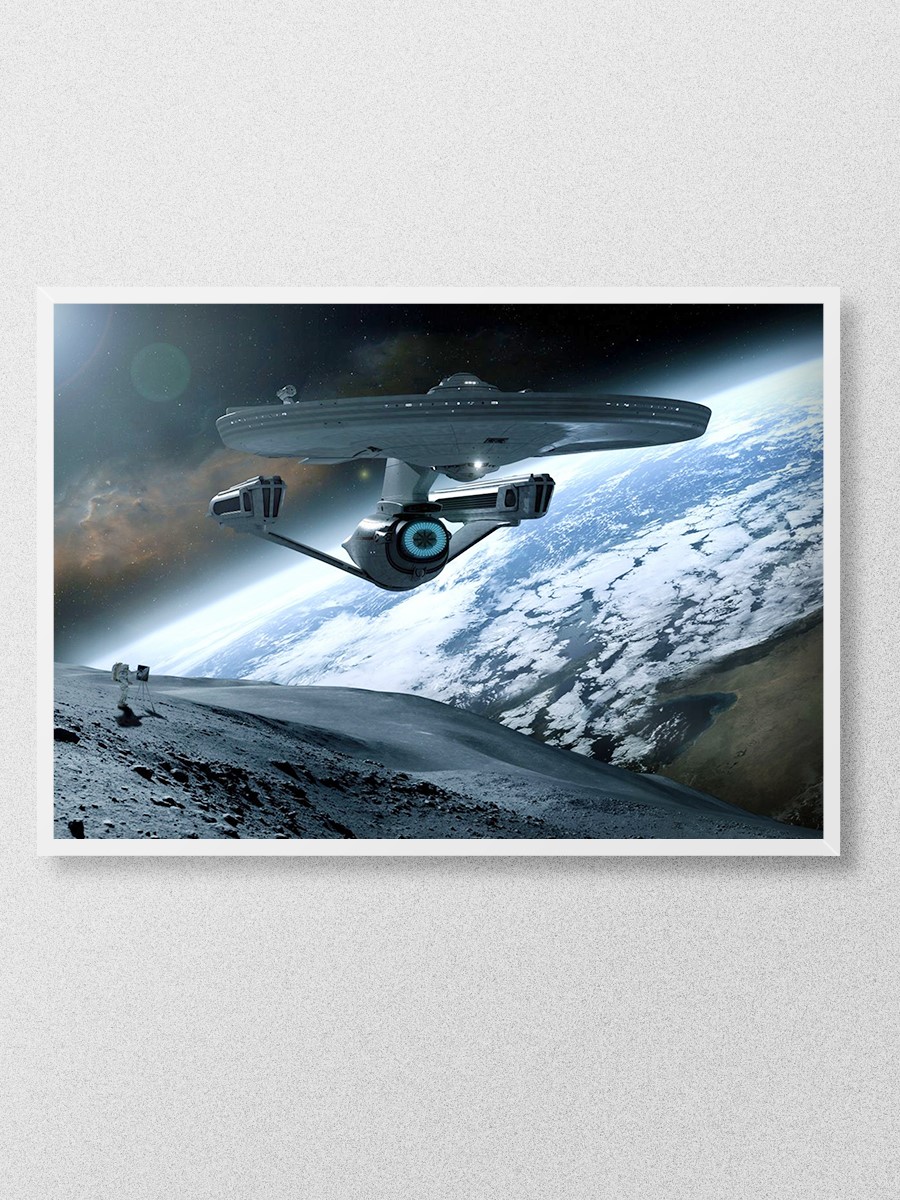 Earth View Poster, Çerçevesiz Tv Film Poster