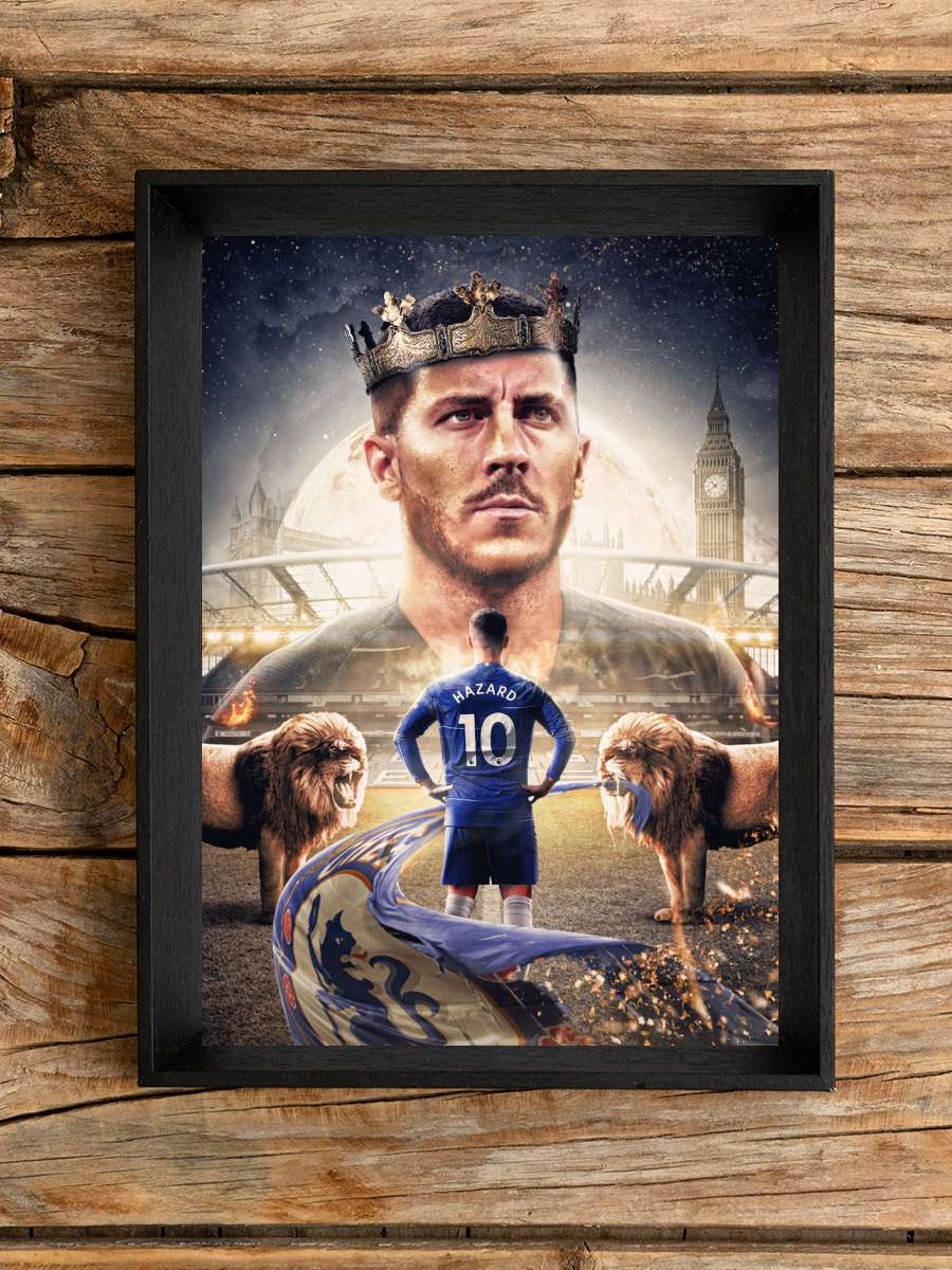 Eden Hazard Futbol Poster Çerçevesiz Yüksek Kalite Futbolcu Duvar Poster