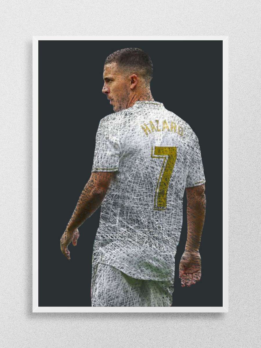 Eden Hazard Futbol Poster Çerçevesiz Yüksek Kalite Futbolcu Duvar Poster