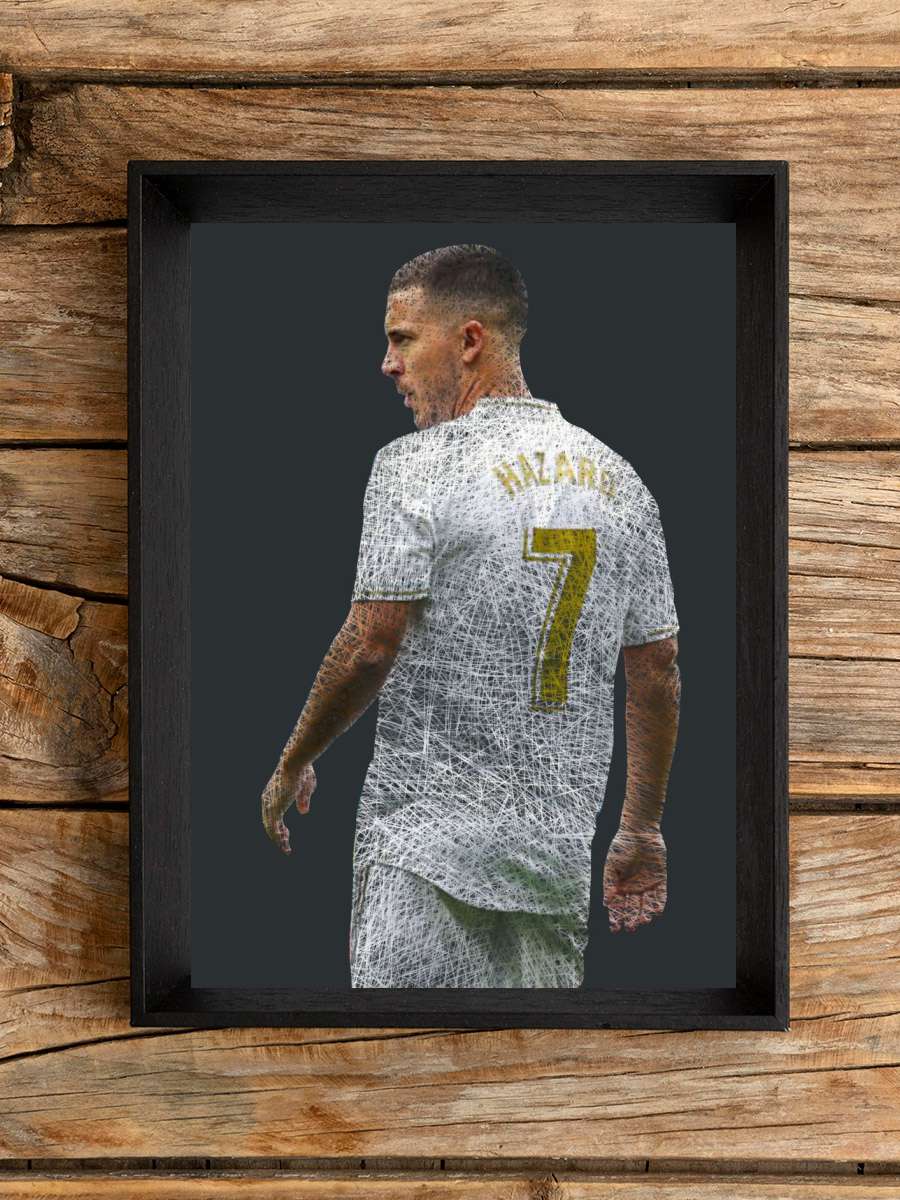 Eden Hazard Futbol Poster Çerçevesiz Yüksek Kalite Futbolcu Duvar Poster