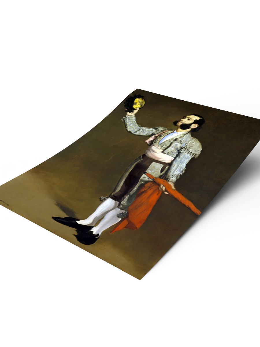 Edouard Manet Matador Tablo Sanatsal Ünlü Ressam Poster Çerçevesiz Yüksek Kalite Poster