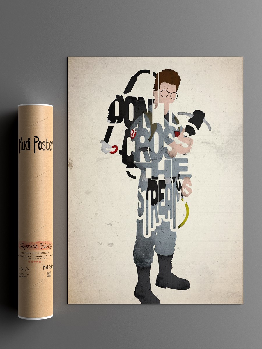 Egon Spengler - Ghostbusters. Poster, Çerçevesiz Tv Film Poster