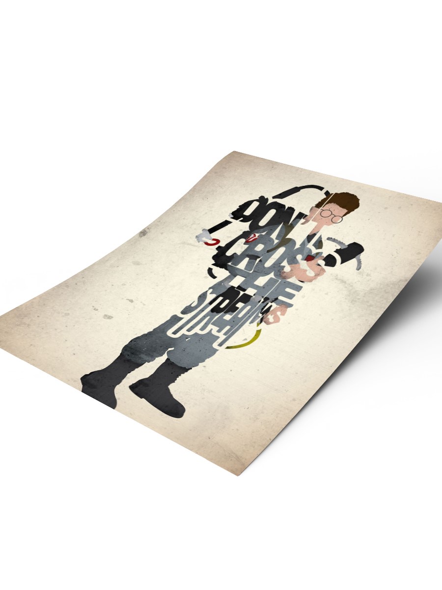 Egon Spengler - Ghostbusters. Poster, Çerçevesiz Tv Film Poster