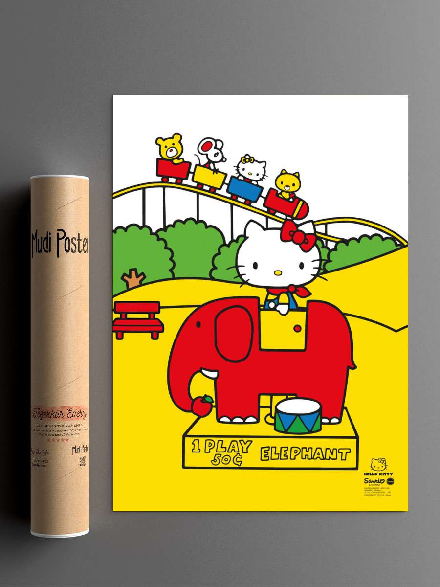 Elephant Anime Poster Çerçevesiz Yüksek Kalite Anime Duvar Poster