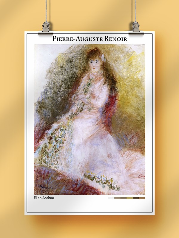 Pierre-Auguste Renoir Ellen Andree Poster