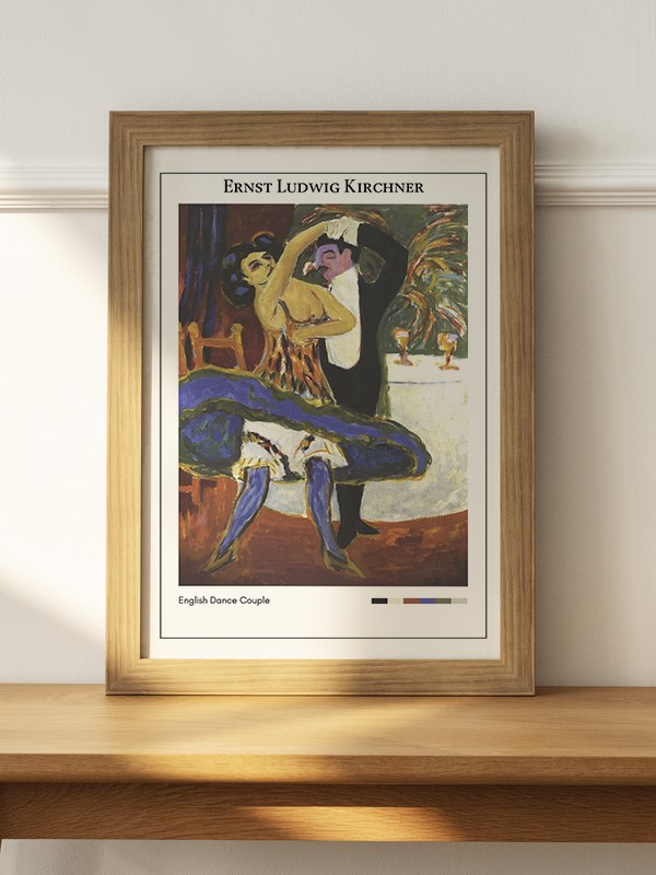 Ernst Ludwig Kirchner English Dance Couple Poster - En İyi Fiyatlarla