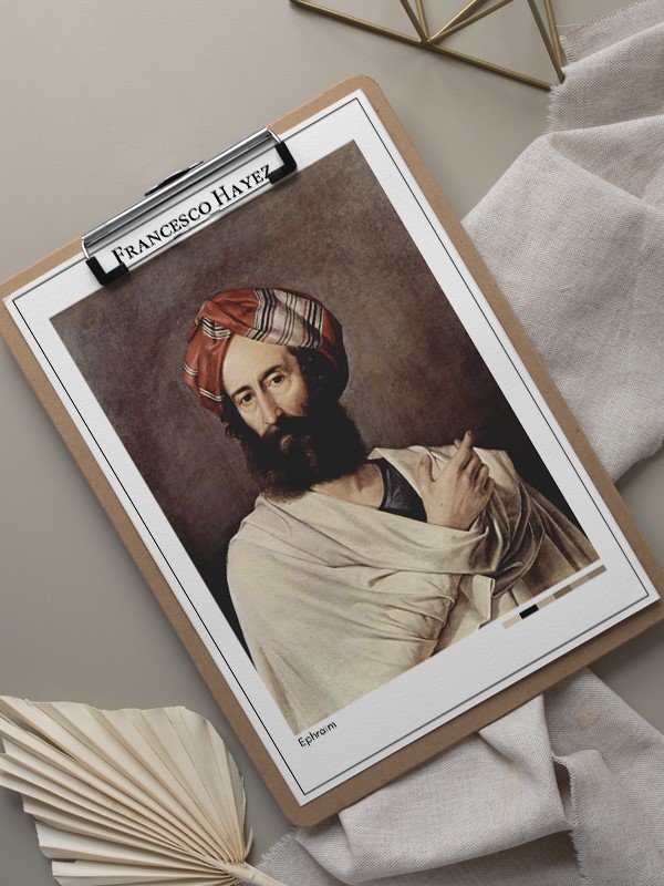 Francesco Hayez Ephraim Poster