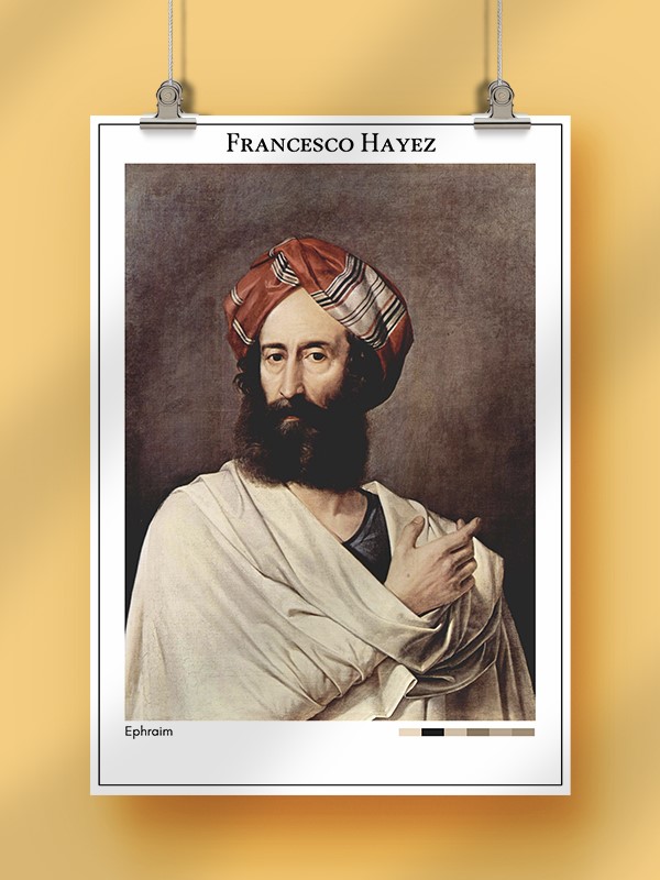 Francesco Hayez Ephraim Poster