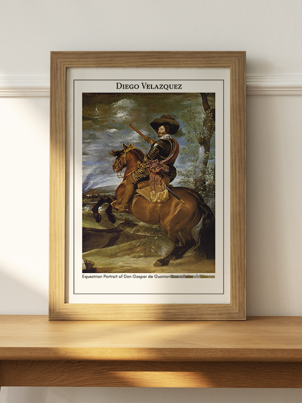 Diego Velazquez Equestrian Portrait of Don Gaspar de GuzmanCount Duke of Olivares Poster