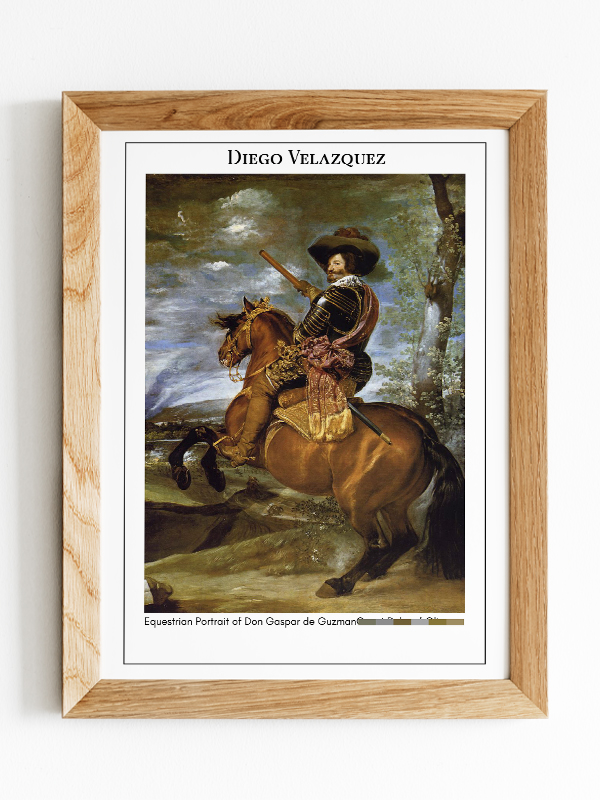 Diego Velazquez Equestrian Portrait of Don Gaspar de GuzmanCount Duke of Olivares Poster
