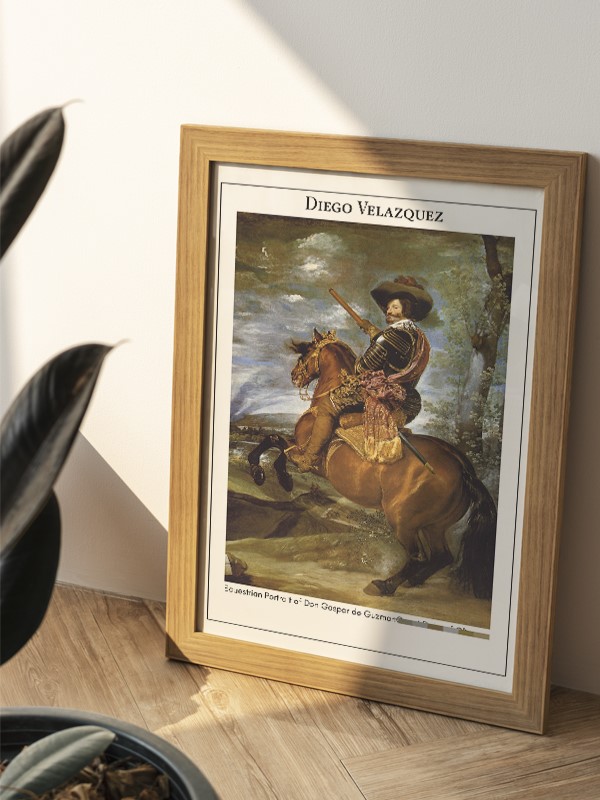 Diego Velazquez Equestrian Portrait of Don Gaspar de GuzmanCount Duke of Olivares Poster