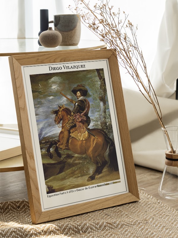Diego Velazquez Equestrian Portrait of Don Gaspar de GuzmanCount Duke of Olivares Poster