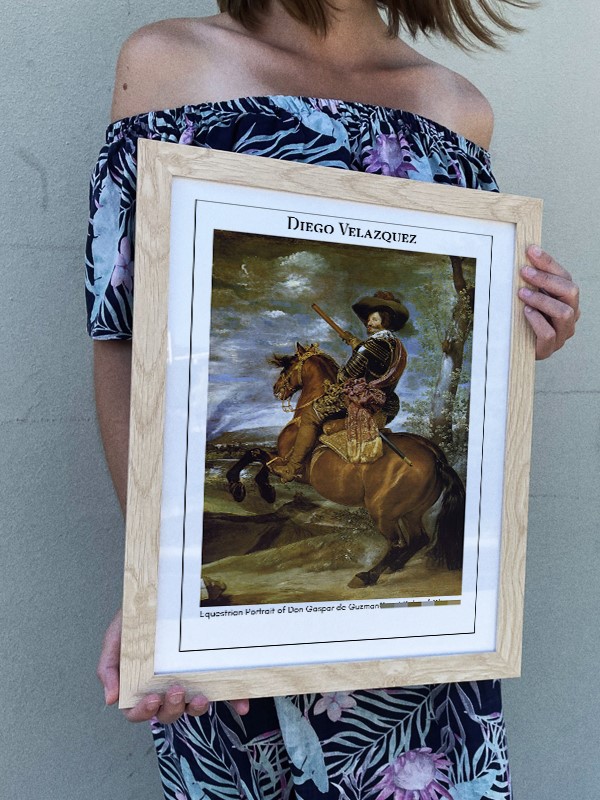 Diego Velazquez Equestrian Portrait of Don Gaspar de GuzmanCount Duke of Olivares Poster