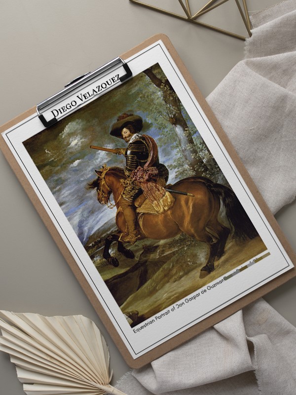 Diego Velazquez Equestrian Portrait of Don Gaspar de GuzmanCount Duke of Olivares Poster
