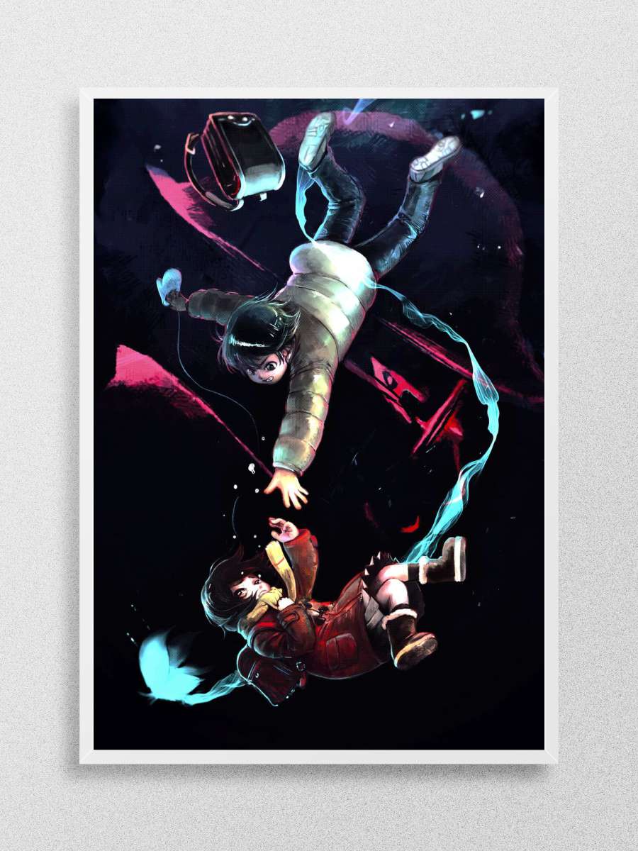 Erased Couple Anime Poster Çerçevesiz Yüksek Kalite Anime Duvar Poster