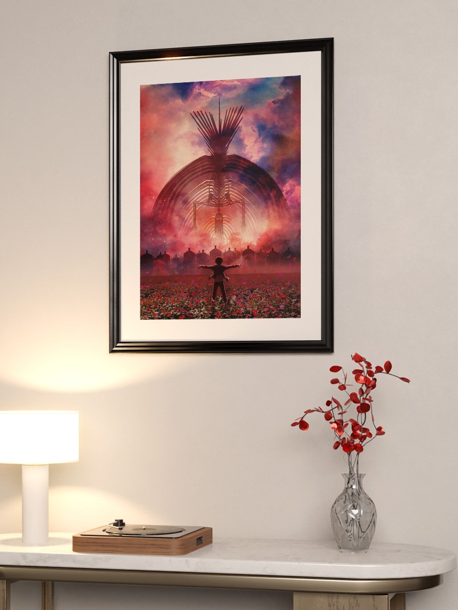 Eren Attack on Titan Anime Poster Çerçevesiz Yüksek Kalite Anime Duvar Poster