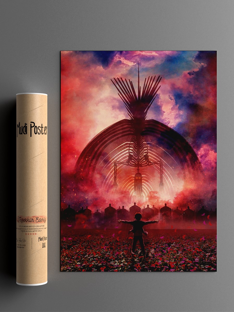 Eren Attack on Titan Anime Poster Çerçevesiz Yüksek Kalite Anime Duvar Poster