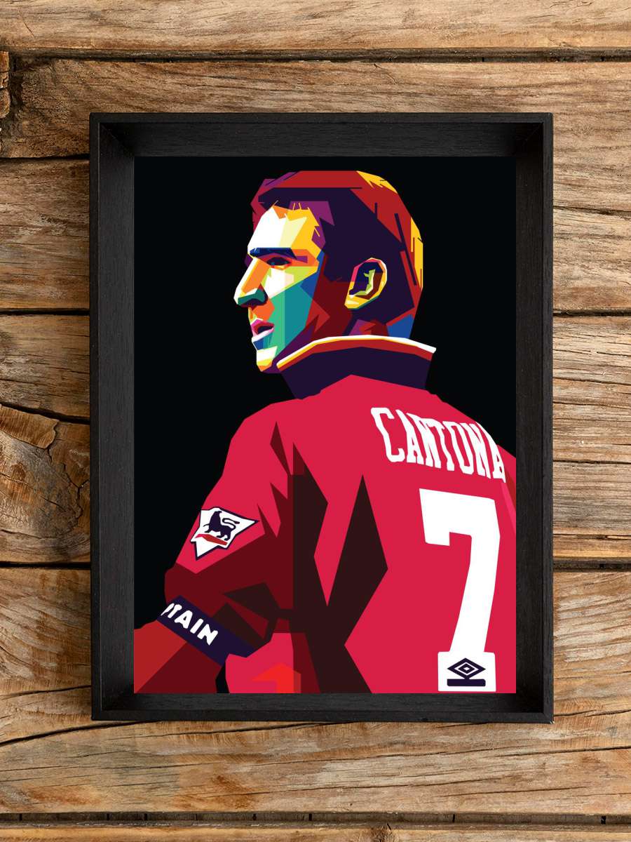 eric cantona Futbol Poster Çerçevesiz Yüksek Kalite Futbolcu Duvar Poster
