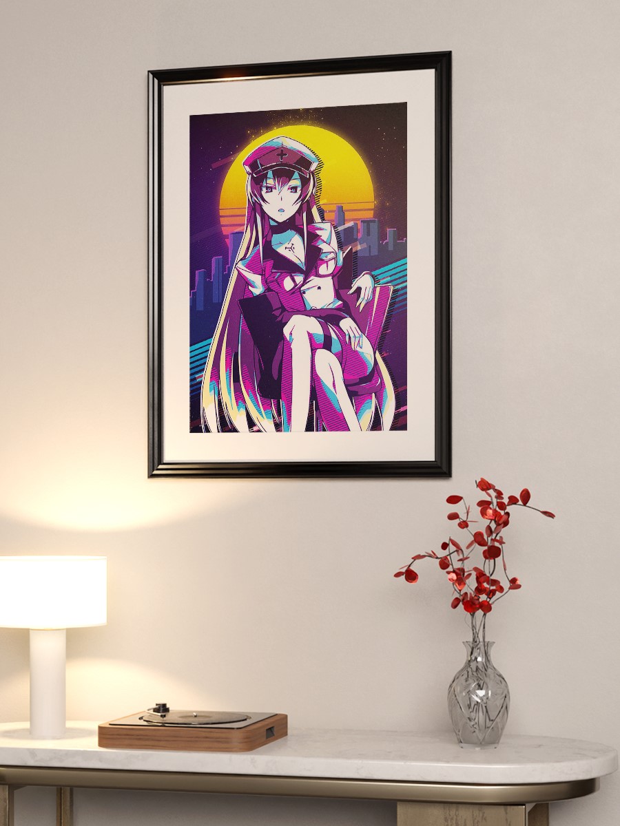 Esdeath  Anime Poster Çerçevesiz Yüksek Kalite Anime Duvar Poster