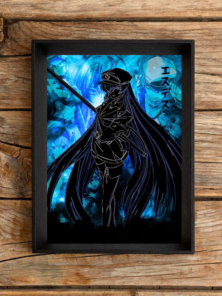 Esdeath Anime Poster Çerçevesiz Yüksek Kalite Anime Duvar Poster