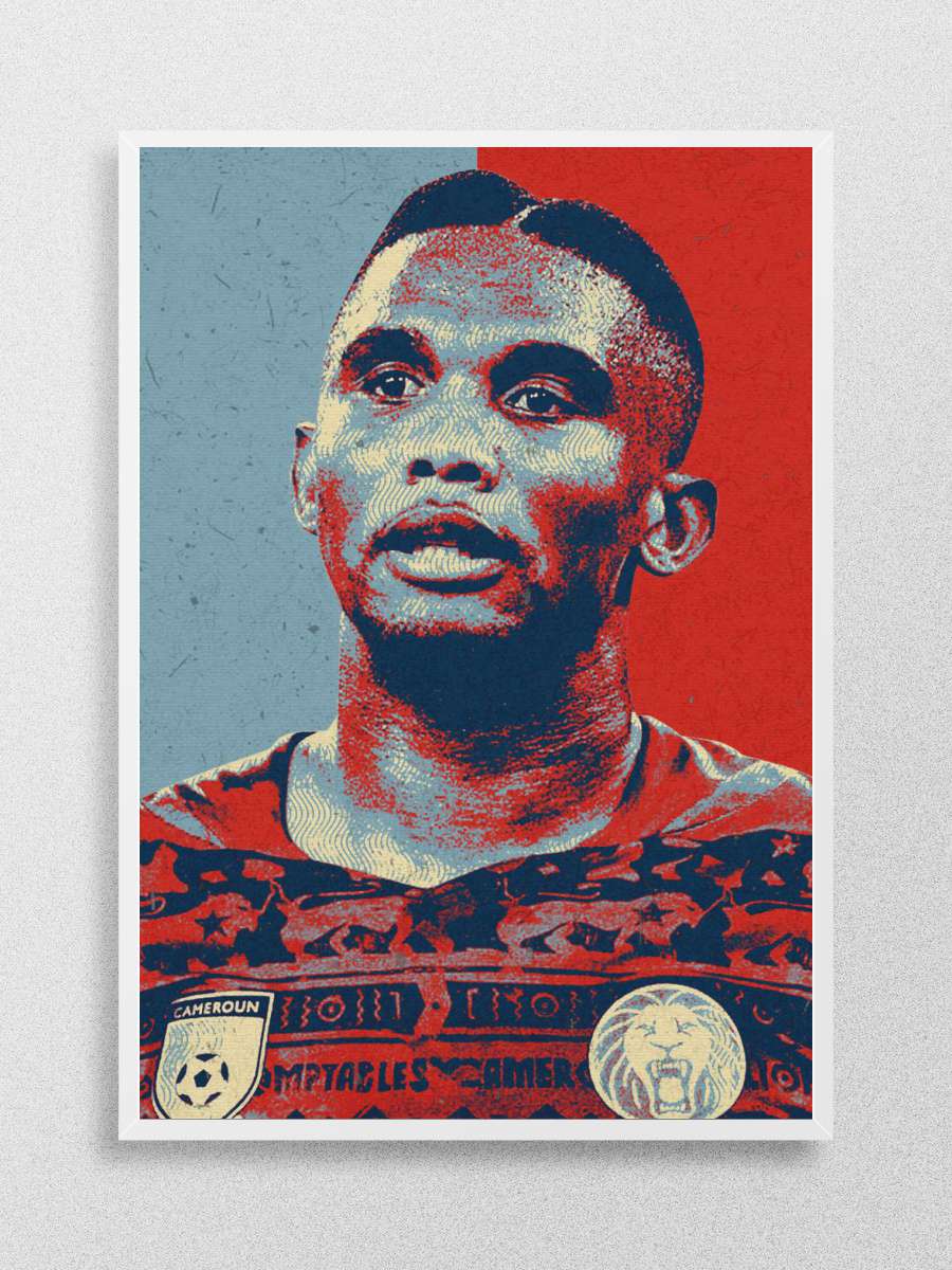etoo Futbol Poster Çerçevesiz Yüksek Kalite Futbolcu Duvar Poster - En İyi Fiyatlarla