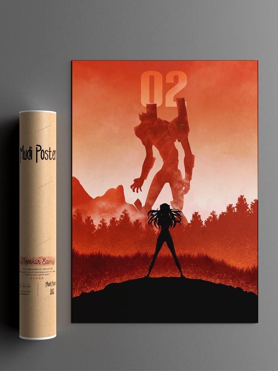 Eva 02 Poster, Çerçevesiz Tv Film Poster