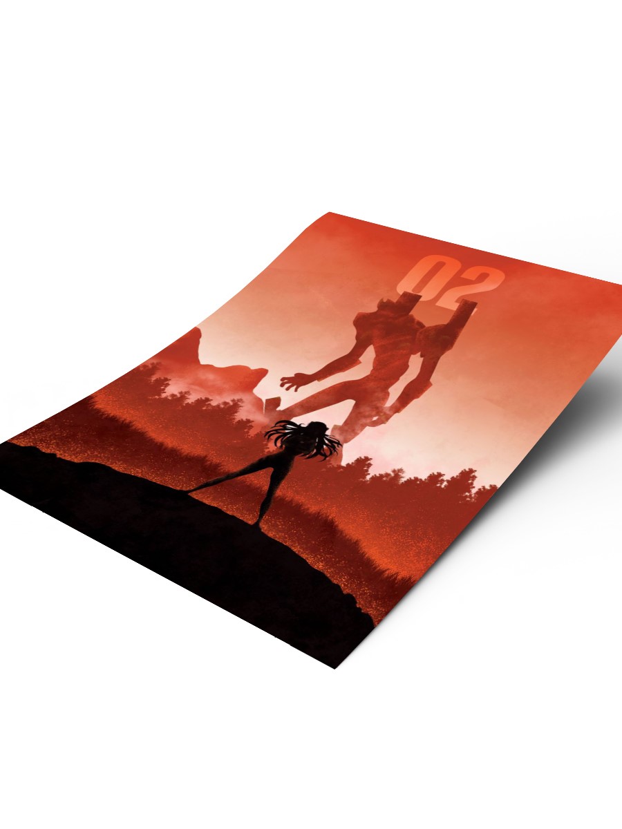 Eva 02 Poster, Çerçevesiz Tv Film Poster