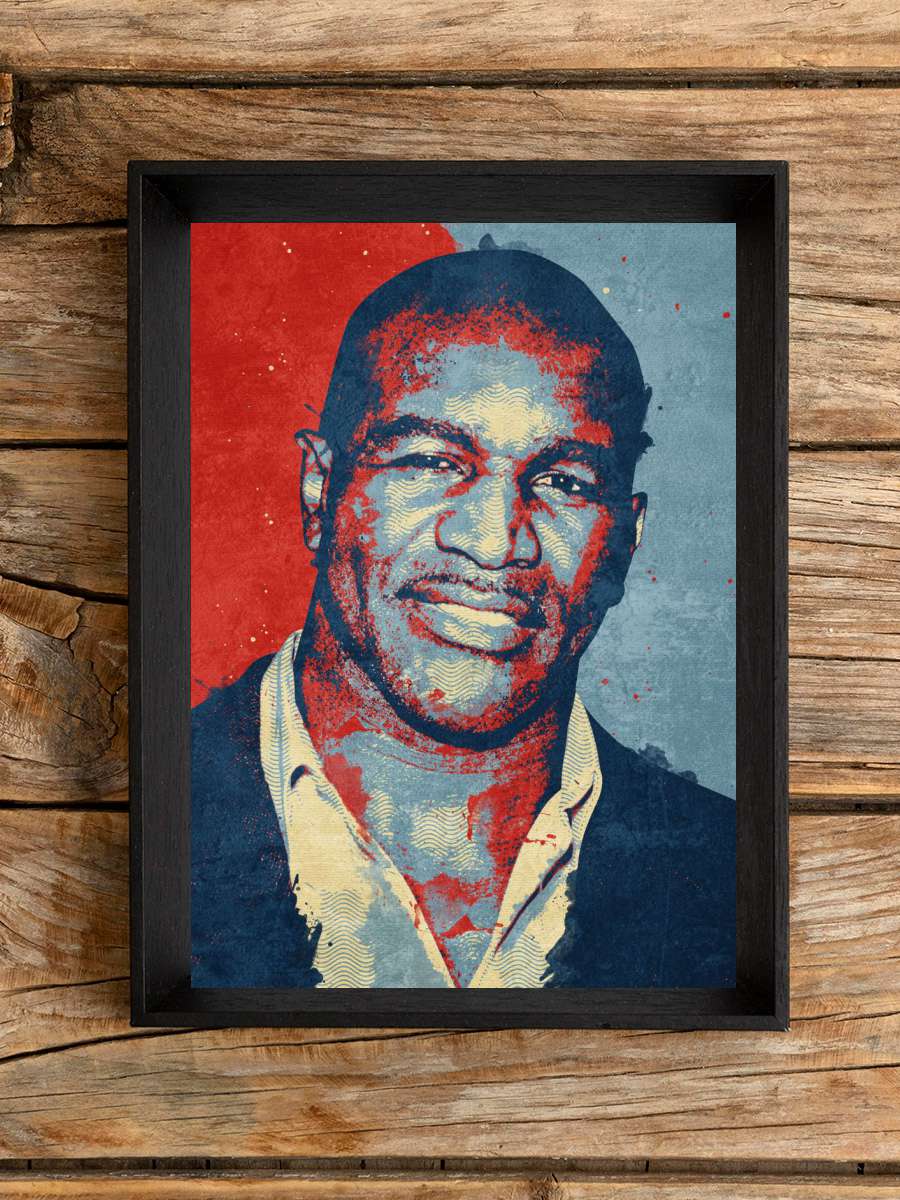 evander holyfield Futbol Poster Çerçevesiz Yüksek Kalite Futbolcu Duvar Poster