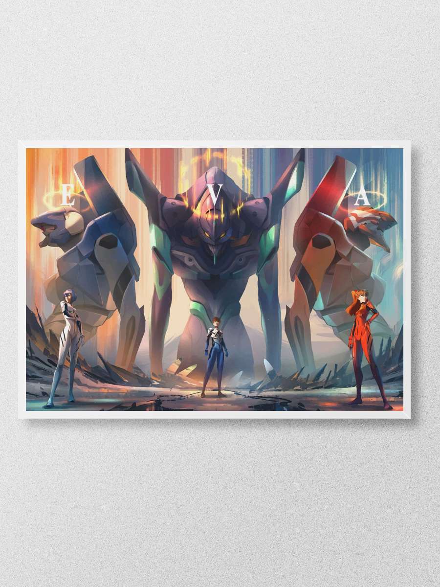 evangelion Anime Poster Çerçevesiz Yüksek Kalite Anime Duvar Poster