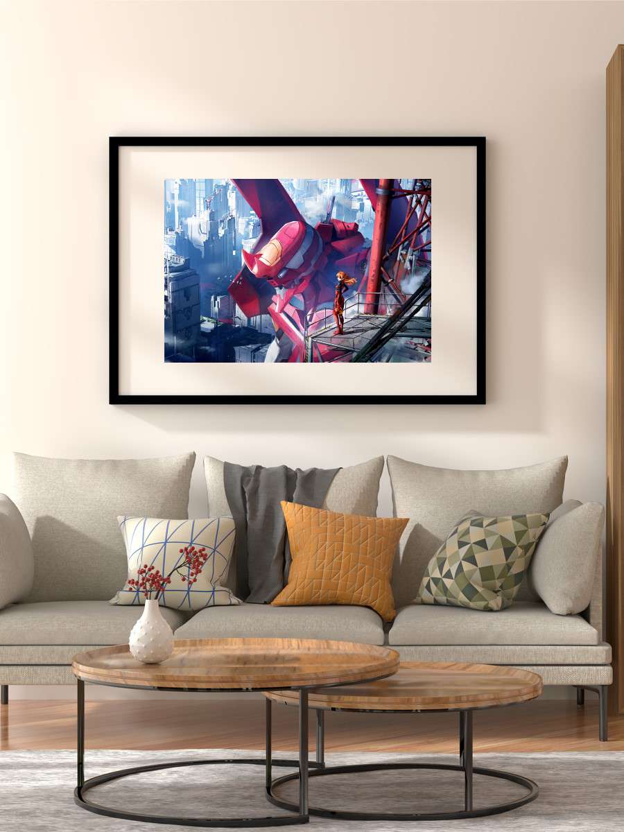 Evangelion Anime Poster Çerçevesiz Yüksek Kalite Anime Duvar Poster