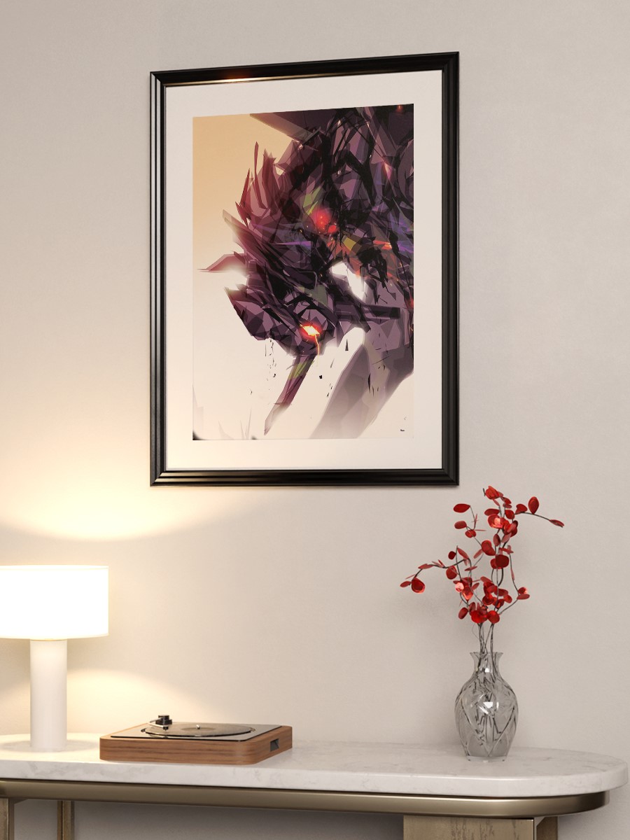 Evangelion  Anime Poster Çerçevesiz Yüksek Kalite Anime Duvar Poster