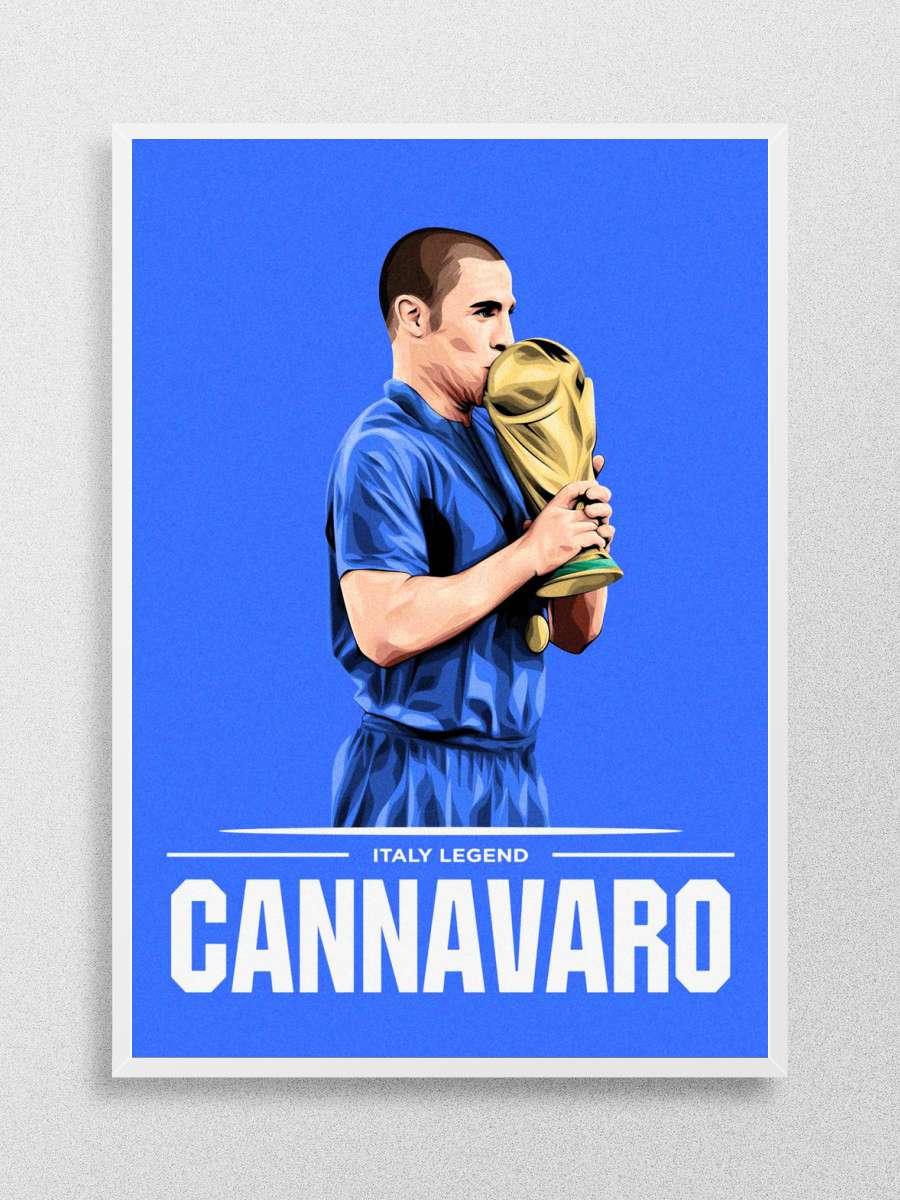 Fabio Cannavaro Futbol Poster Çerçevesiz Yüksek Kalite Futbolcu Duvar Poster