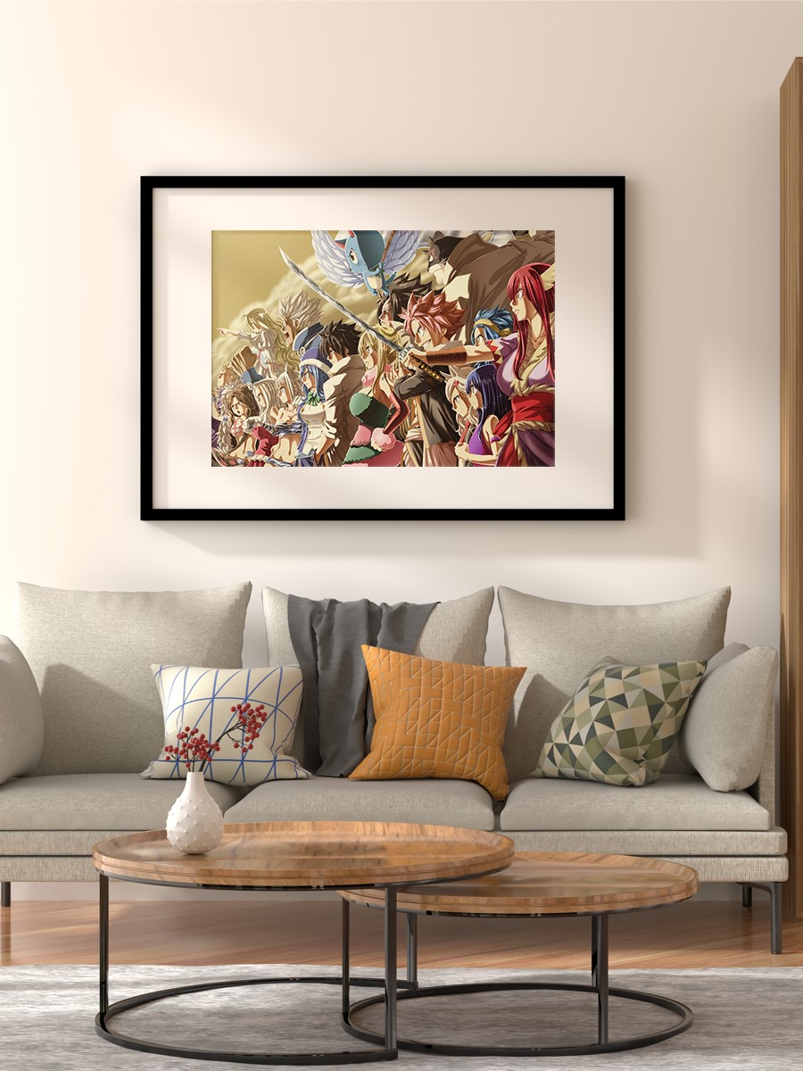 Fairy tail Poster, Çerçevesiz Tv Film Poster