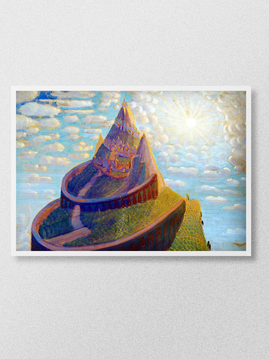 Fairy Tale Castle Tablo Sanatsal Ünlü Ressam Poster Çerçevesiz Yüksek Kalite Poster - En İyi Fiyatlarla